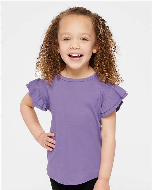 Toddler Flutter Sleeve Tee - 3339