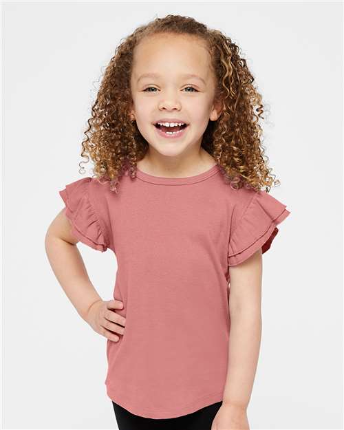 Toddler Flutter Sleeve Tee - 3339