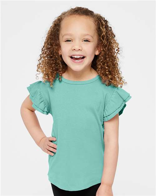 Toddler Flutter Sleeve Tee - 3339