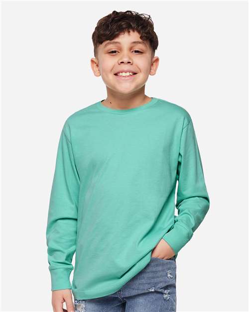 Youth Fine Jersey Long Sleeve Tee - 6201