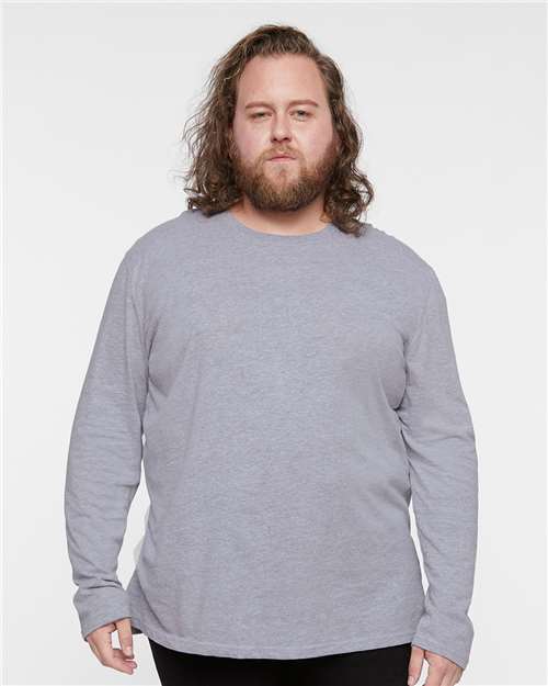 Unisex Fine Jersey Long Sleeve Tee - 6918