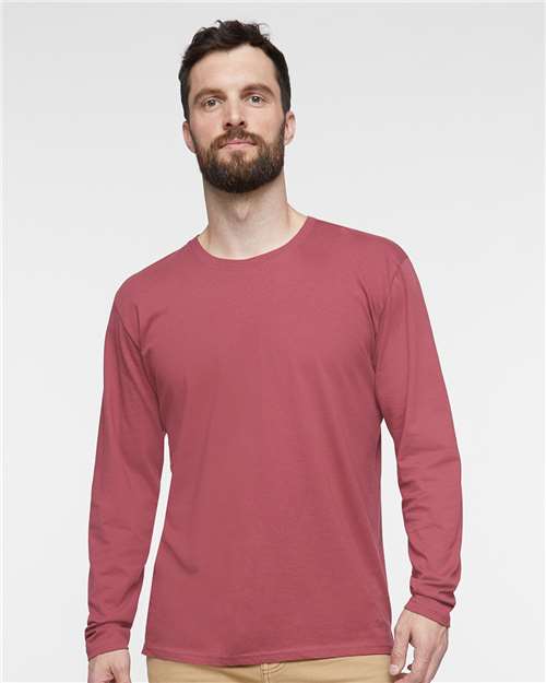 Unisex Fine Jersey Long Sleeve Tee - 6918