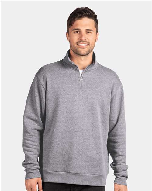 Unisex Fleece Quarter-Zip Pullover - 9643