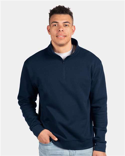 Unisex Fleece Quarter-Zip Pullover - 9643