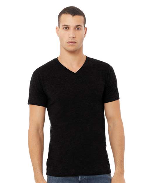Unisex Heather CVC V-Neck Tee - 3005CVC