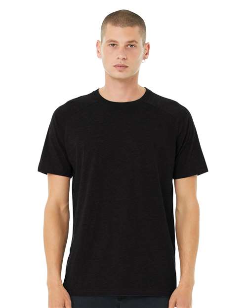 Men's Heather CVC Raglan Tee - 3201