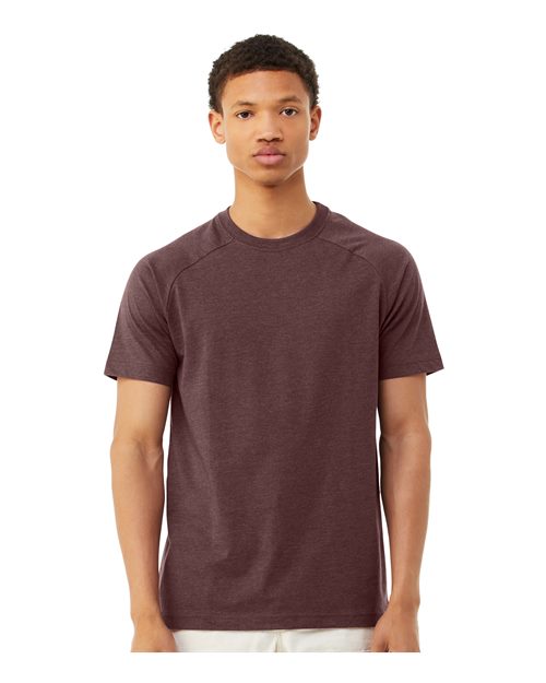 Men's Heather CVC Raglan Tee - 3201