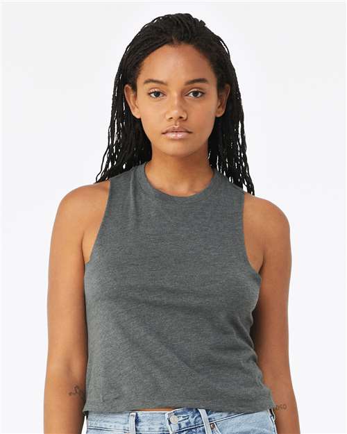Women's Racerback Crop Tank - 6682