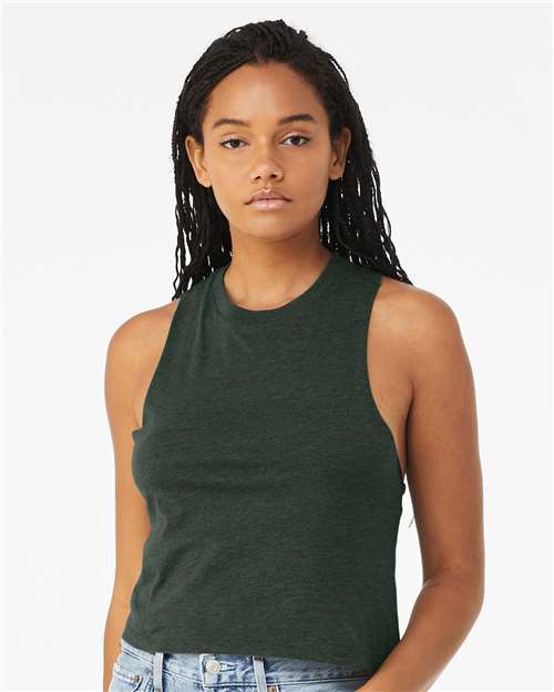 Women's Racerback Crop Tank - 6682