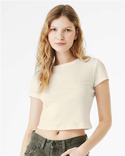 Women's Micro Rib Baby Tee - 1010