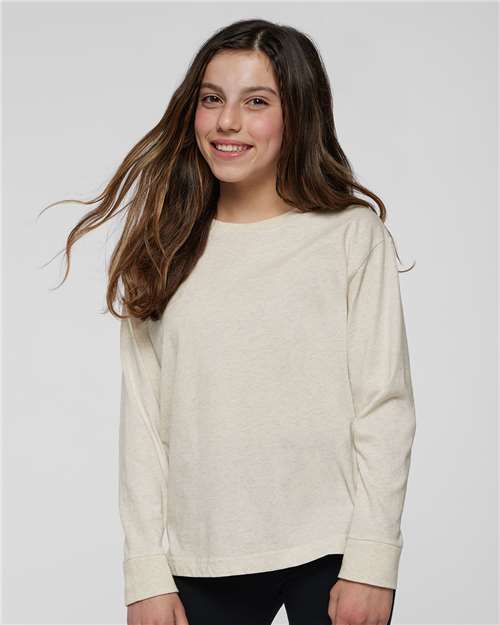 Youth Fine Jersey Long Sleeve Tee - 6201