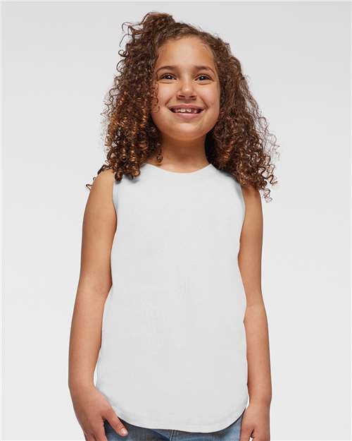 Girls' Relaxed Fine Jersey Tank - 2692
