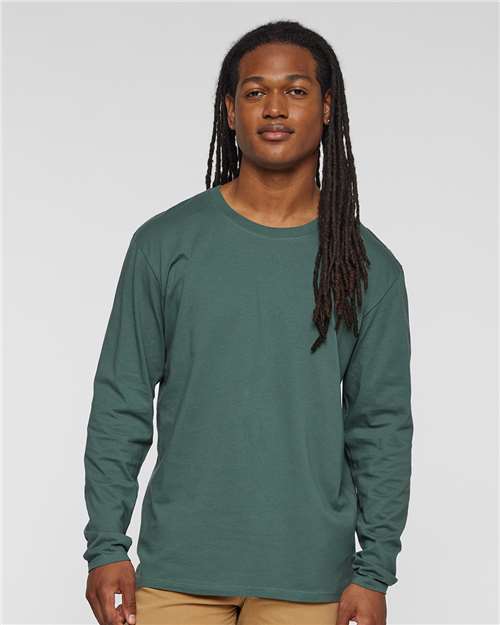 Unisex Fine Jersey Long Sleeve Tee - 6918