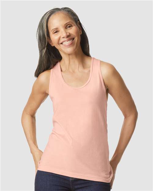 Women's Softstyle® CVC Racerback Tank Top - 64220LCVC