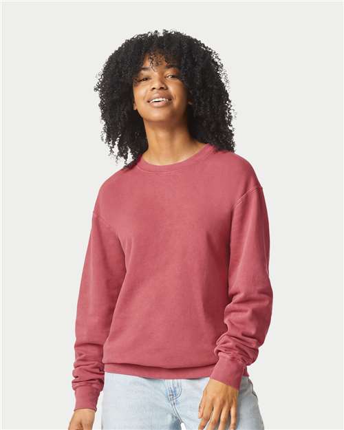 Unisex Garment-Dyed Lightweight Crewneck Sweatshirt - 1466