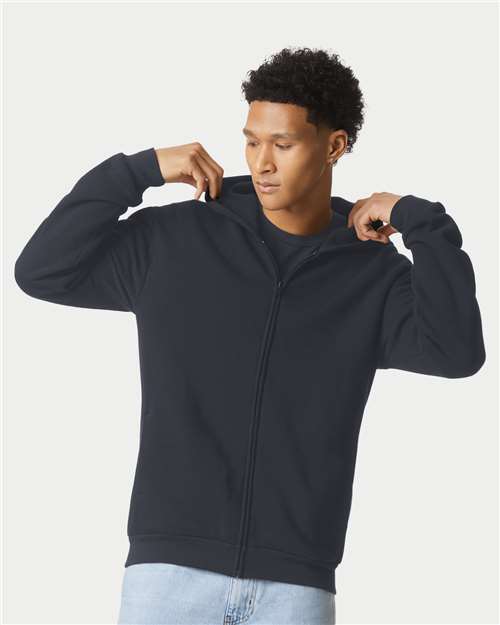 Unisex ReFlex Fleece Full-Zip Hoodie Sweatshirt - RF497 – alternate view 2
