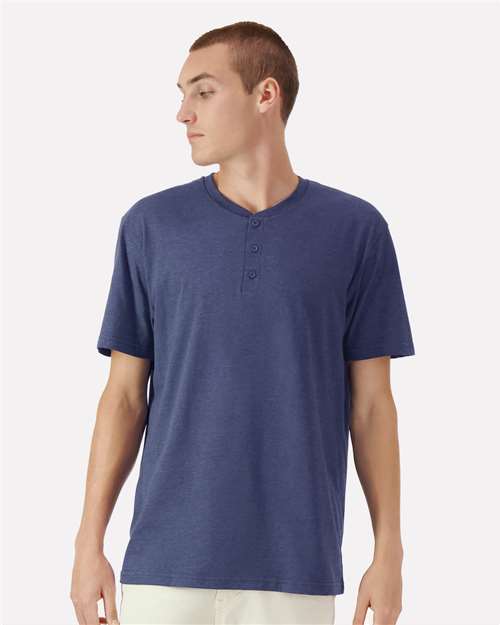 Unisex CVC Henley Tee - 2004CVC