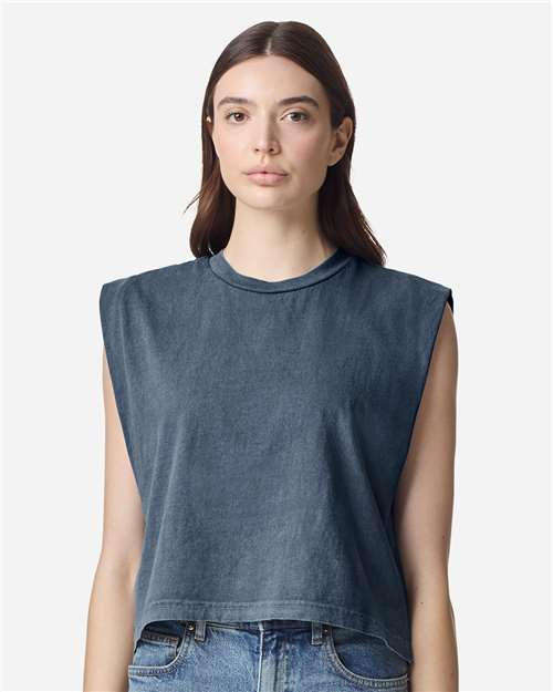 Women's Heavyweight Cotton Garment-Dyed Muscle Tee - 307GD