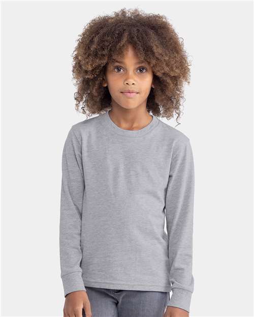 Youth Cotton Long Sleeve Tee - 3311