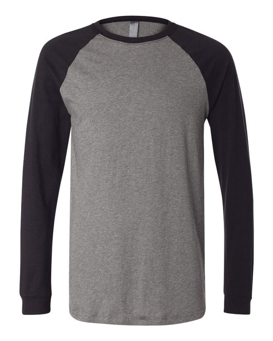Men's Long Sleeve Jersey Baseball Tee - 3000