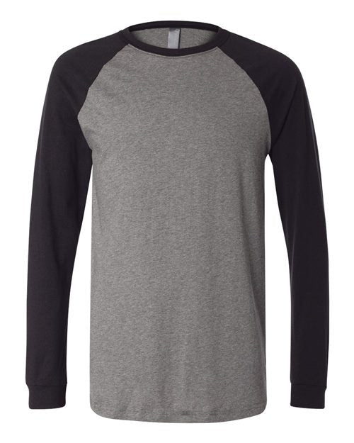 Men's Long Sleeve Jersey Baseball Tee - 3000