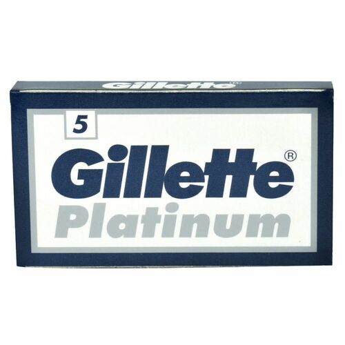 Gillette Platinum Double Edge 5 Refills Shaving & Grooming ARTISAN SHAVING PRODUCTS
