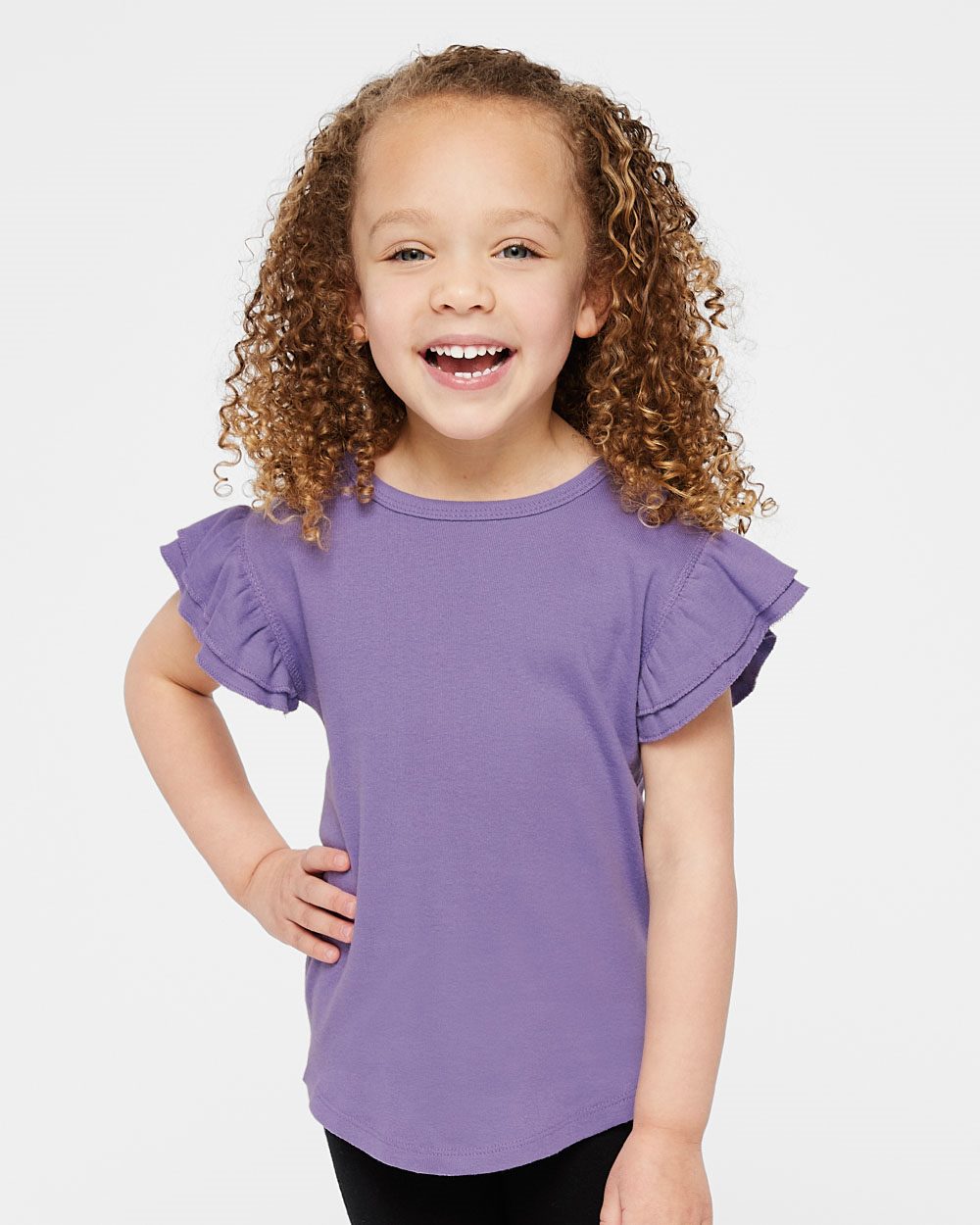 Toddler Flutter Sleeve Tee - 3339