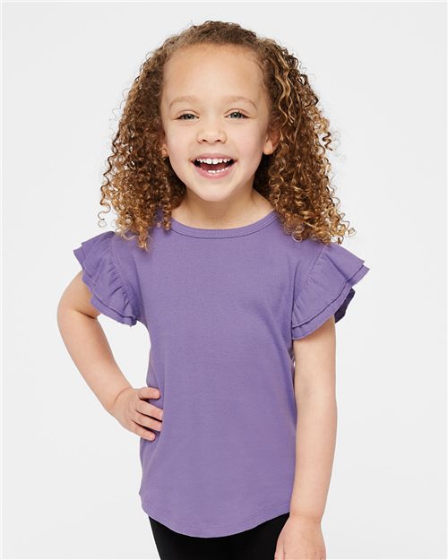 Toddler Flutter Sleeve Tee - 3339