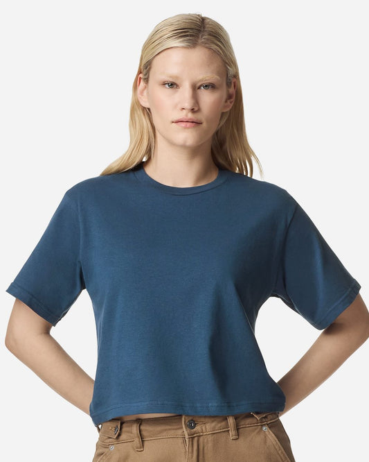 Women's Fine Jersey Mid-Length Boxy Tee - 102