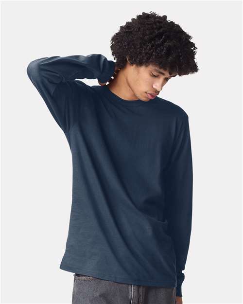 Unisex Fine Jersey Long Sleeve Tee - 2007