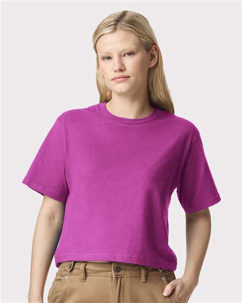 Women's Fine Jersey Mid-Length Boxy Tee - 102