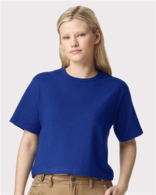 Women's Fine Jersey Mid-Length Boxy Tee - 102