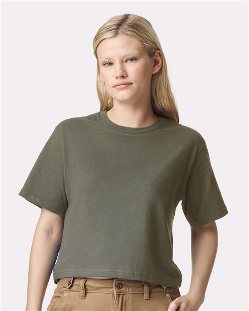 Women's Fine Jersey Mid-Length Boxy Tee - 102