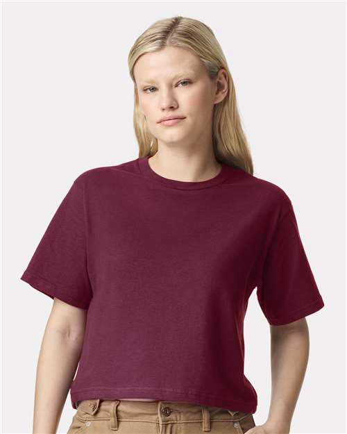 Women's Fine Jersey Mid-Length Boxy Tee - 102