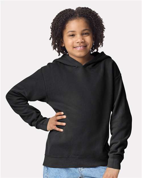 Youth Garment-Dyed Lightweight Hooded Sweatshirt - 1467Y