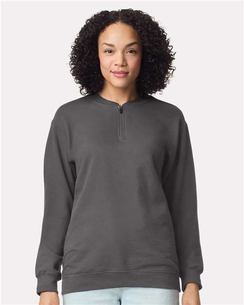 Unisex Softstyle® Midweight Quarter-Zip Sweatshirt - SF008