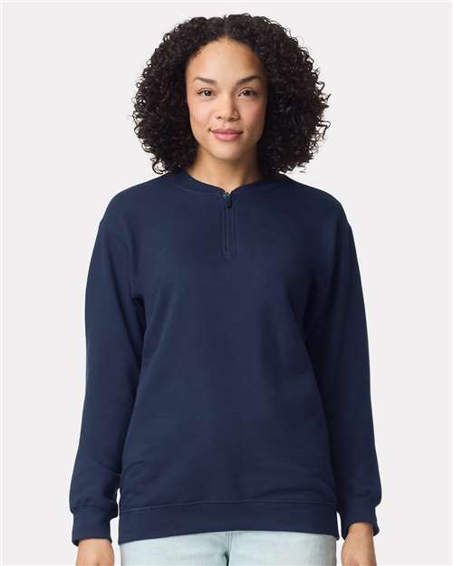 Unisex Softstyle® Midweight Quarter-Zip Sweatshirt - SF008