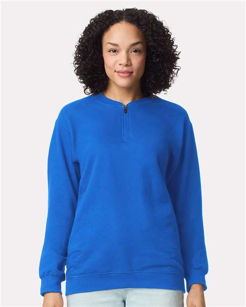 Unisex Softstyle® Midweight Quarter-Zip Sweatshirt - SF008