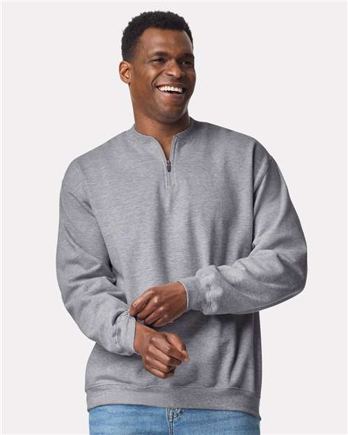 Unisex Softstyle® Midweight Quarter-Zip Sweatshirt - SF008