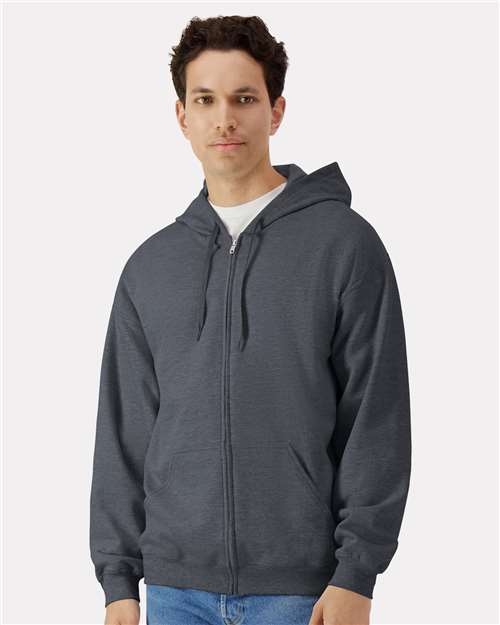 Unisex Softstyle® Full-Zip Hooded Sweatshirt - SF600