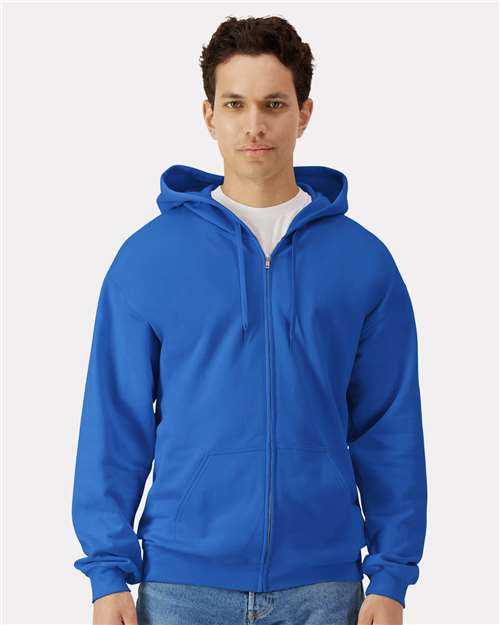 Unisex Softstyle® Midweight Full-Zip Hooded Sweatshirt - SF600