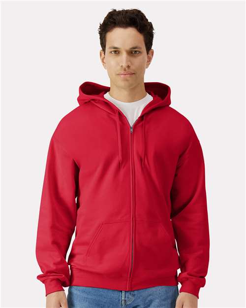 Unisex Softstyle® Midweight Full-Zip Hooded Sweatshirt - SF600