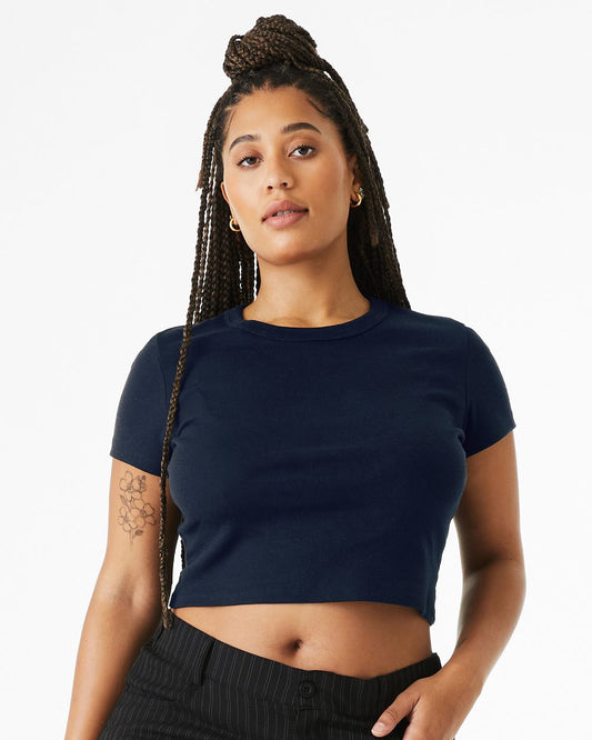 Women's Micro Rib Baby Tee - 1010