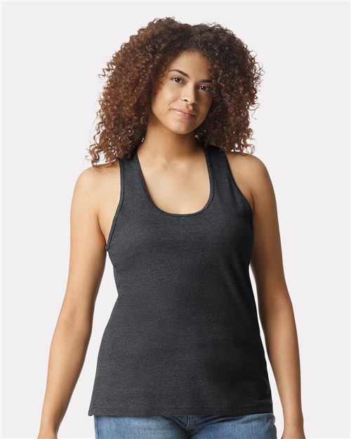 Women's Softstyle® CVC Racerback Tank Top - 64220LCVC