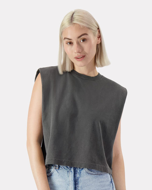 Women's Heavyweight Cotton Garment-Dyed Muscle Tee - 307GD