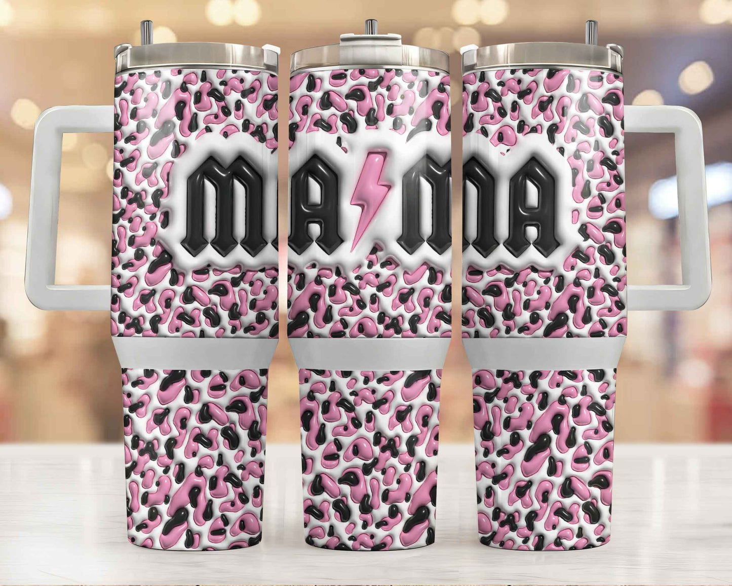 Bubble Mama 40oz Tumbler Tumbler Tea-Shirt Shoppe