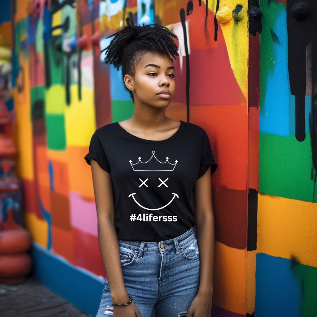 #4lifersss: Royal and Unbothered Graphic Tee T-shirt Tabs Dad's Tees