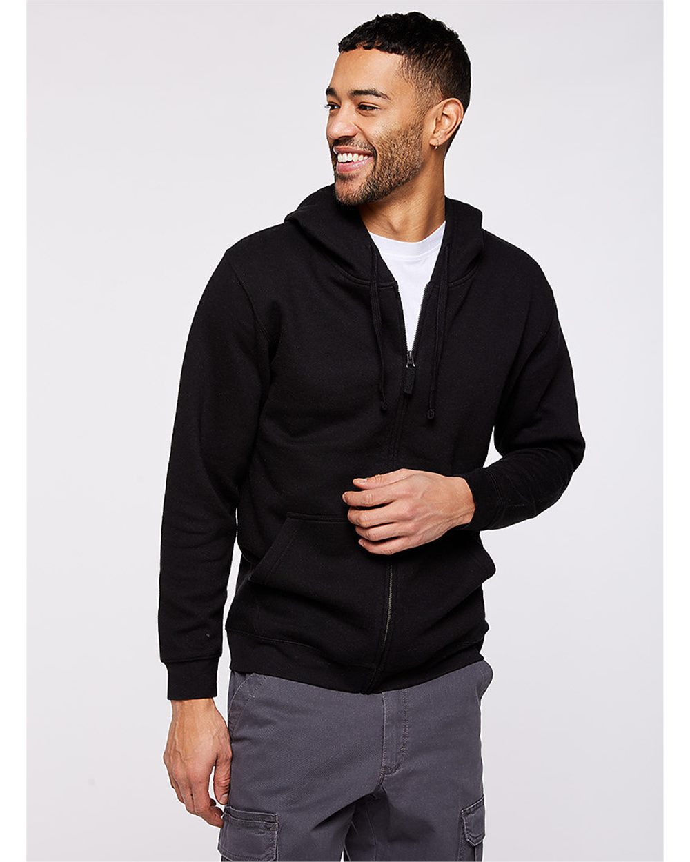 Unisex Full-Zip Hoodie Sweatshirt - 6927