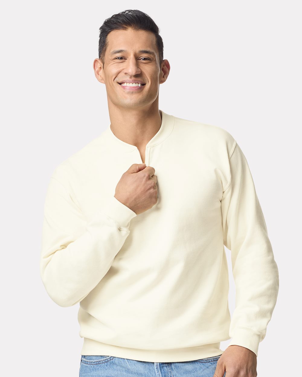 Unisex Softstyle® Midweight Quarter-Zip Sweatshirt - SF008