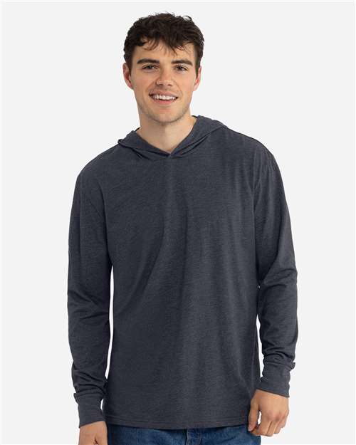Unisex CVC Hoodie Long Sleeve Tee - 6221